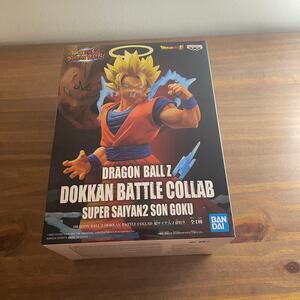 Dragon Ball Z Dokkan Battle Collab Super Saiyan 2 Goku Figure Bandai Banpresto